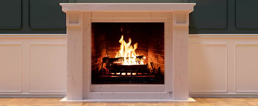 Decorative Electric Fireplace Installation in Burlingame, California