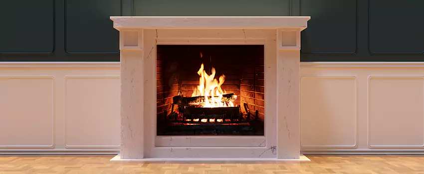 Open Flame Wood-Burning Fireplace Installation Services in Burlingame, California